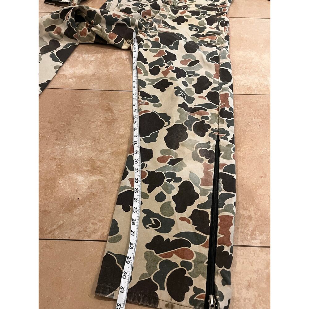 VTG Walls Blizzard Pruf Coveralls Mens Medium Tall Duck Camo Lined Hunting USA - Picture 6 of 10